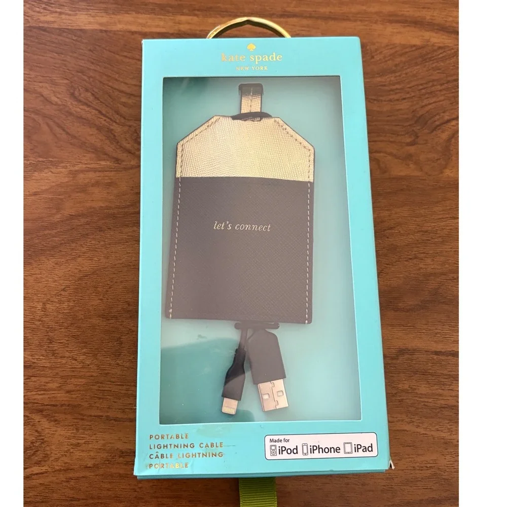 Kate Spade New York Portable Charger Lightning Cable - Lets‎ Connect New